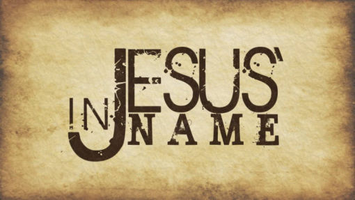 In Jesus' Name